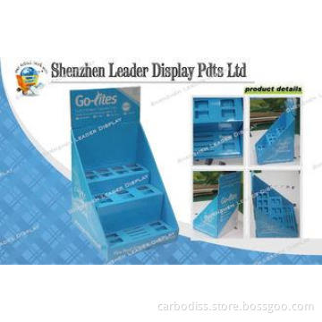 Supermarkets Cardboard Counter Display Boxes 4C Printing Wi